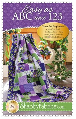 Shabby Fabrics Einfach wie ABC-Quilt-Muster