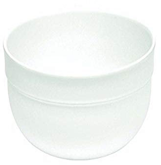 Emile Henry Eh116522 Petit Saladier Céramique Blanc Farine 17,5 X 17,5 X 10,5 cm