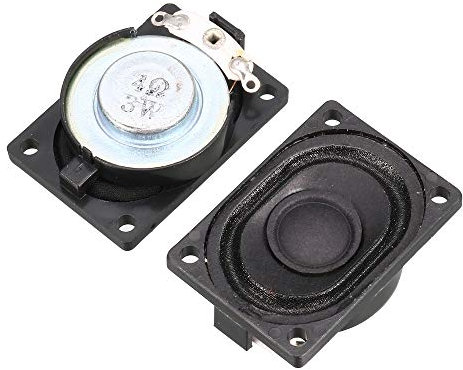sourcing map 2Pcs 3W 4 Ohm Magnet Speaker LCD Ad Player Audio Loudspeaker 40mmx28mm