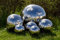 Köhko Jardin Boule 4–100 cm (Taille 38 cm) Brillant de décorations en Acier Inoxydable Boule Tailles : 38 cm