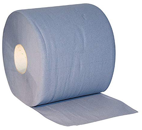 Kerbl Lot de 2 rouleaux d'essuie-tout triple épaisseur Bleu 2 x 500 feuilles