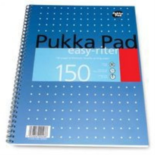Pukka Pad TS-180220 ERM009 Easy-Riter Metallic A4 Writing Pad, 80gsm, Pack of 3