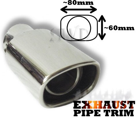 Universal Sports Exhaust Trim/Sporty Tail Pipe Tip