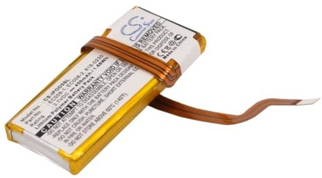 VINTRONS 450mAh Battery For iPod Video 30GB, iPod classic 80GB, iPod G5 30GB MA002X/A,