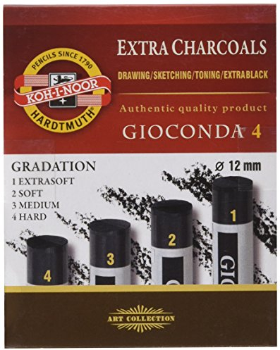 Koh-I-Noor - Carboncini artificiali extra, confezione da 4