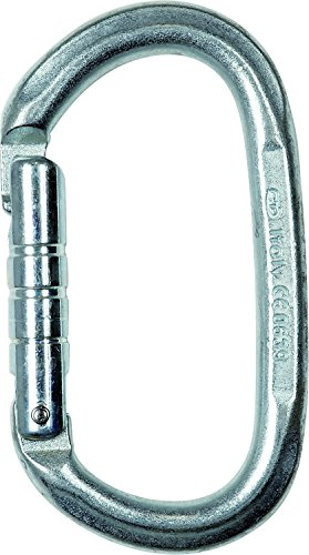 Climbing Technology Pillar Steel Karabinerhaken, oval, Stahl, silberfarben
