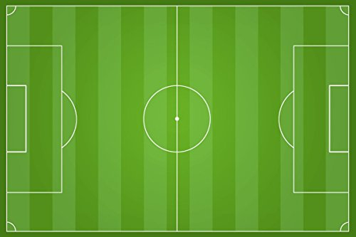 Tortenaufleger Tortenfoto Aufleger Foto Bild Fußballfeld Rechteckig A4 ca. 20 x 30 cm *NEU*OVP*