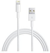 Chargeur Lightning Blanc iPhone 5 / 5C / 5S