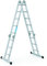 Zarges Mehrzweckleiter 2 x 3 & 2 x 4 Sprossen ZAR42381