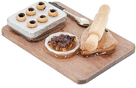 Odoria 1/12 Miniatur Blaubeerkuchen an Bord Puppenhaus Zubehör
