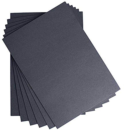 House of Card & Paper Karton 220 g/m² A4 (Pack of 50 Sheets) schwarz