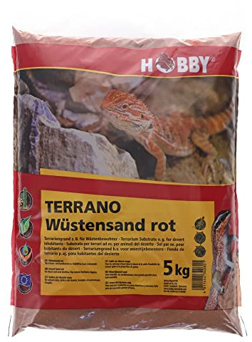 Hobby 34080 Terrano Wüstensand, rot, Durchmesser 1-3 mm, 5 kg