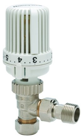Honeywell VT15AG White VT15 Angled Thermostatic Radiator Valve with 8