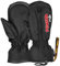 Reusch Ben Mitten warme, Winddichte und atmungsaktive Winterhandschuhe Fäustlinge Kinder Babys Kleinkinder Mädchen Jungen für Alltag Schlittenfahren Schnee, schwarz, V (ca. 5-6 Jahre)