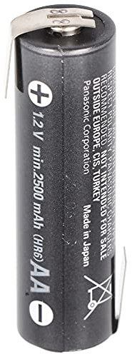 Ready2use AA 2500mAh Akku Mignon AA NiMH mit Lötfahne Z-Form 50,5x14,5mm