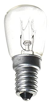 MAURER Bombilla Para Frigorifico E14-15 W. 100 Lúmenes. Cálida (2700°K)