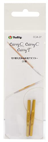 Tulip CTMM-27 Knitting Needle Code Adapter, Metall, Gold, 1