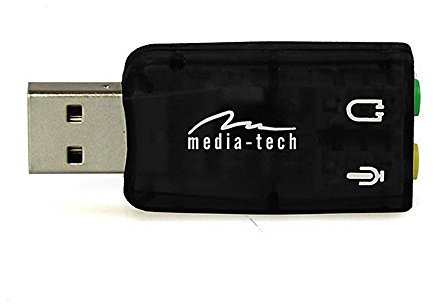 Media-Tech – Virtu 5.1 USB, est la Carte Son Surround 3D Parfaite pour Les PC et Les Ordinateurs Portables,
