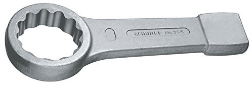 GEDORE Schlag-Ringschlüssel 100 mm, Hochpräzise Schlüsselweite, Robust für Industrie & Handwerk, Made in Germany - 100mm