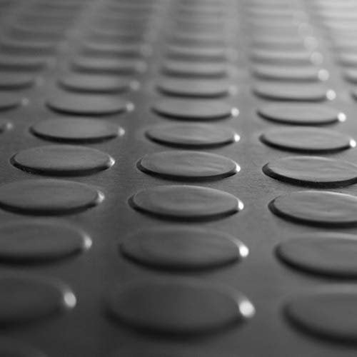 5m² Noppenmatte, 1,2 x 4,17m, Stärke: 3mm, Schwarz