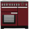 Rangemaster PDL90EICY/C Professional Deluxe Cranberry with Chrome Trim 90cm Electric Induction Range Cooker