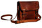 Shy Shy Let's Touch The Sky 25,4 cm lange Leder-Umhängetasche für Damen und Herren, Uni, Bürotasche, Braun, 25,4 cm (B) x 20,3 cm (H) x 7,6 cm (T), braun, 10 (W) x 8 (H) x 3 (D)