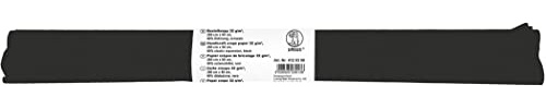 Ursus Bastelkrepp 32 g/qm 50 x 250 cm schwarz - 1 Rolle
