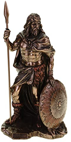 Veronese by Joh. Vogler GmbH Balder germanischer Gott der Schönheit 22cm Figur bronziert Asen Asgard Ringhorn