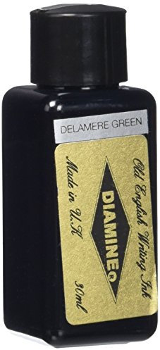 Diamine 30ml Delamere Green fountain pen ink bottle