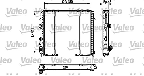 Valeo Kühler, Motorkühlung 732072 | Kompatibel mit: RENAULT KANGOO, KANGOO Express