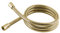MX Group 5017706600026 1.5 m Stainless Steel Hi Flow Double Interlock Shower Hose, Gold Effect, 1.5m