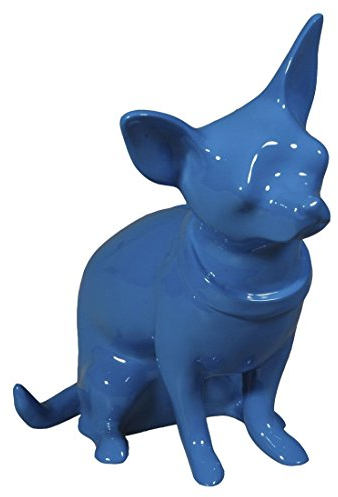 Cabanaz - Spardose, Hund Chihuahua in Blau (1101122)