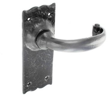 Securit S3303 Latch Handles Black Antique 125mm