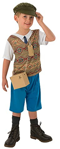 Rubie's Official Evacuee Boy Costume, Child's Fancy Dress