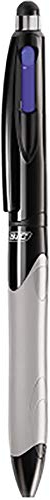 BIC 10162 Stylo-bille 4 Colours 2-en-1 Pointe Moyenne 1.0 mm Rétractable Rechargeable
