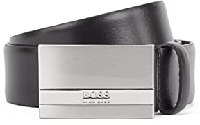 BOSS Herren Baxton G rtel, Schwarz, 85 EU