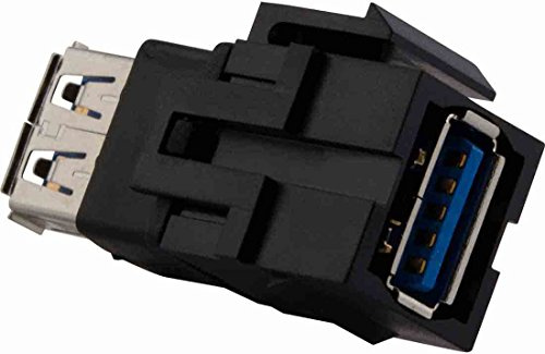 Merten MEG4582-0001 USB-Keystone USB 3.0 schwarz