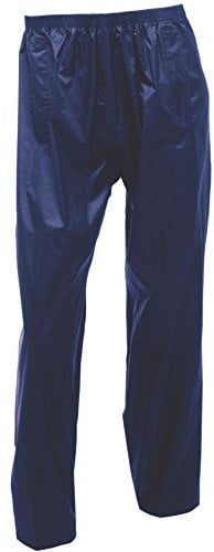 Ickworth Adults Waterproof Over Trousers Mens or Ladies Womens Fishing Golf Golfing Bike Cycling Walking Motorcycle (Medium) Navy Blue