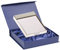 SILBERKANNE Zettelkasten klassisch 10x8x2 cm Premium Silber Plated edel versilbert in Top Verarbeitung. Hochwertige Silberne Schreibtischzubehör