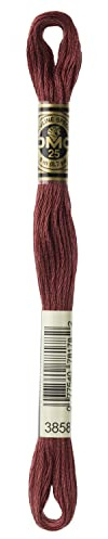 Art.117 1 box No. 25 embroidery thread DMC (12 bundle input) col.3858 (japan import)