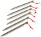 VAUDE Zelt-Heringe, Six Peg, Länge 18 cm (6 Stück), Grau