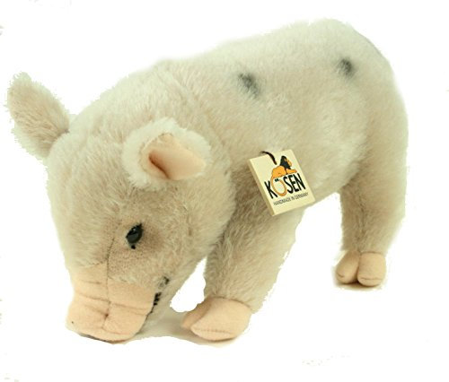 Teddys Rothenburg Kösen, Microschwein, Edwin, 30 cm, stehend, rosa, Stoffschwein