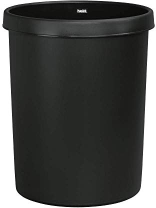 helit Papierkorb schwarz 30,0 l