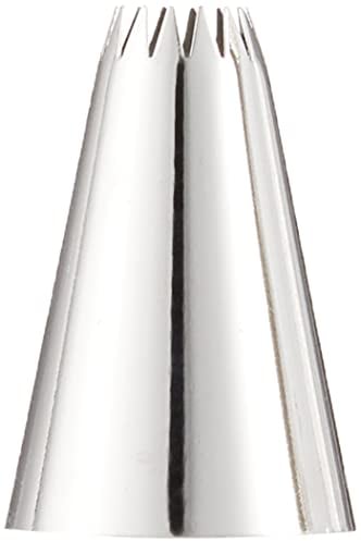 Wilton Boquilla Número 4B, Acero Inoxidable, Plateado, 3.98x4.62x9.42 cm