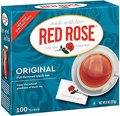 Rot rosetea Staubbeutel, 100 Stück