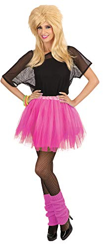 Bristol Novelty Tutu rose style années 1980, pour déguisement adulte Halloween