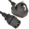 kenable Power Cord UK Plug to IEC Cable PC Mains Lead C13 3m [3 metres]