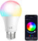 LE Bombilla LED 5W RGB E27 A60, cambio de color, 16 colores, mando a distancia incluido, luz LED