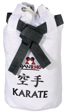 DANRHO Kinder Tasche Dojoline Canvas Bag Karate, weiß, 40 x 40 x 45 cm, 226018020