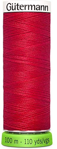Gutermann Recyceltes Polyester-Faden, 10 m, Chili-Rot